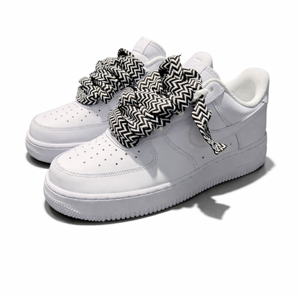 Nike Air Force 1 - SNEAKED Designer Lace Black/White