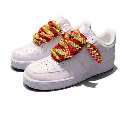 Nike Air Force 1 - SNEAKED Designer Lace Red/Green
